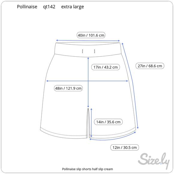 Pollinaise slip shorts half slip cream - Picture 2 of 10